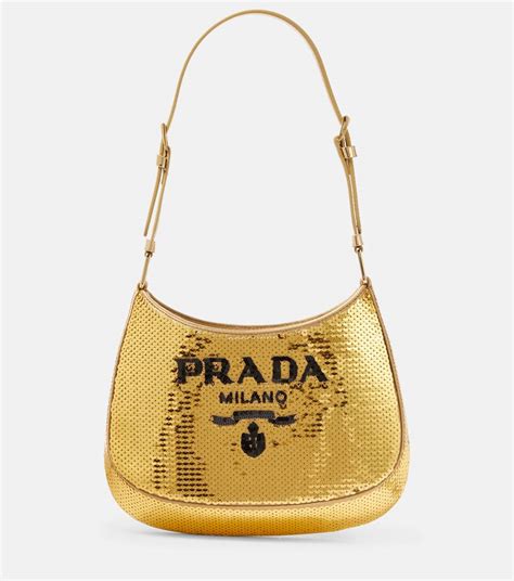 borsa paillettes prada